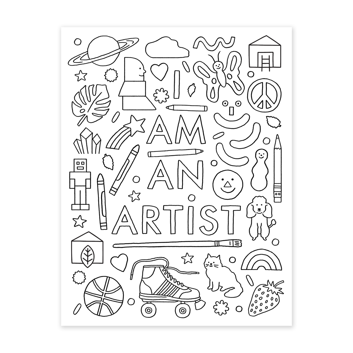 Artist Coloring Pages For Kids 2025 artist-coloring-pages-for-kids-2025