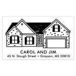 House Portrait Address Labels - Reorder Only