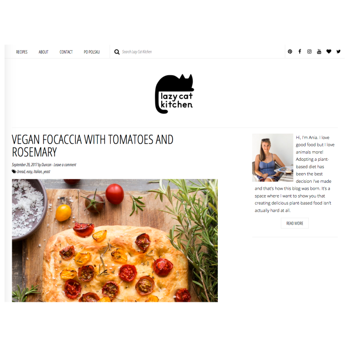 plant-based po polsku Lazy Cat Kitchen Logo – Sarah Neuburger