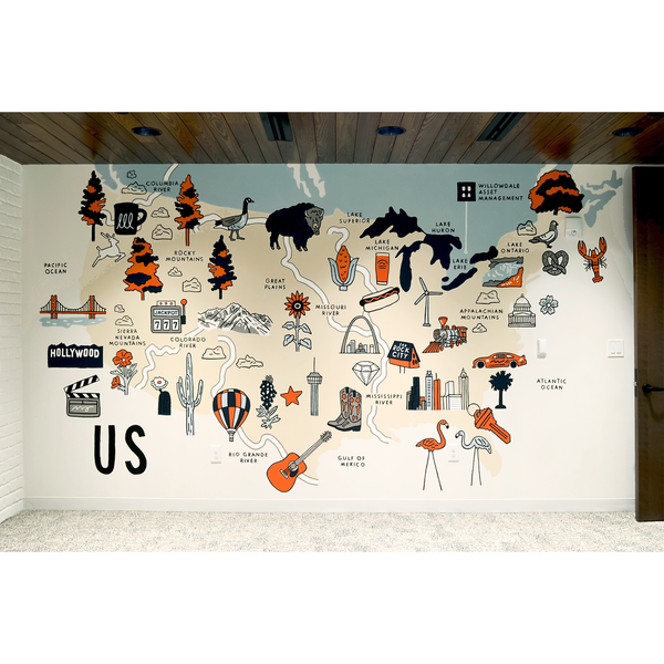 Empire Homes United States Mural