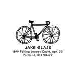 Bike Return Address Stamp