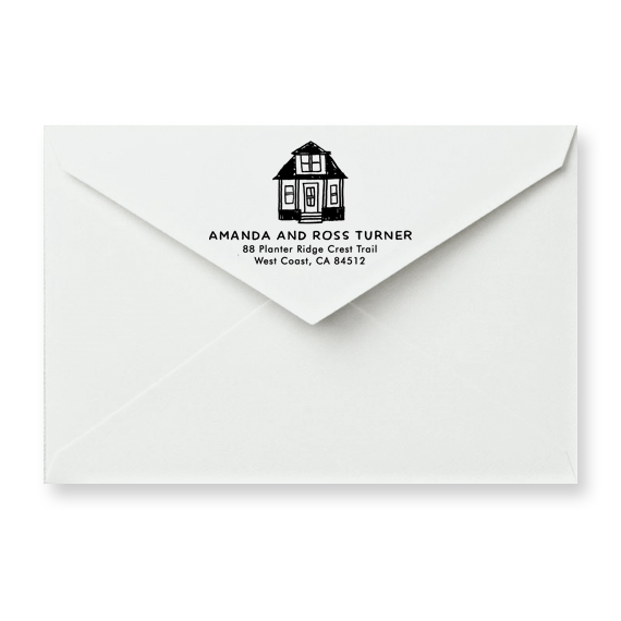 House Return Address Stamp – Sarah Neuburger