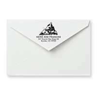 Mountain Return Address Stamp
