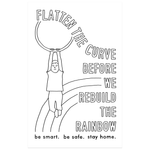 "Flatten the Curve" Protest Poster