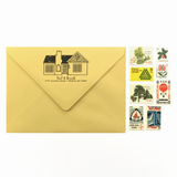 House Portrait - Address Stamp